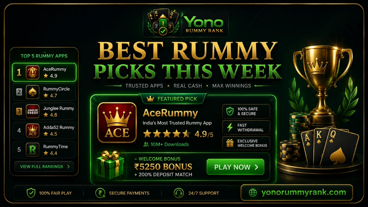 Yono Rummy Rank bonus comparison banner
